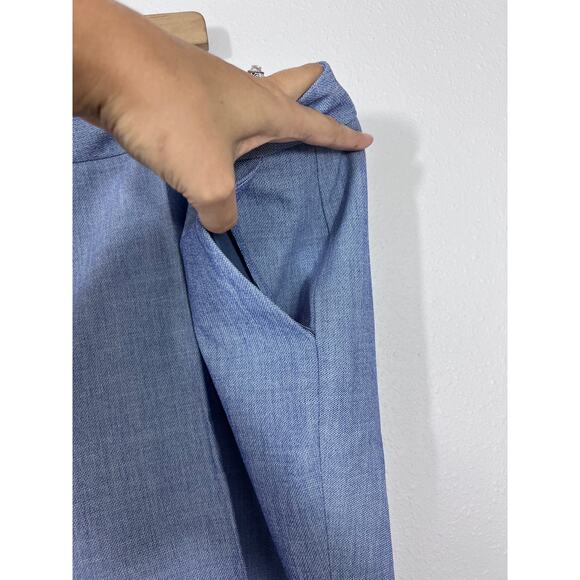 Halogen Chambray Tailored Pants Blue Size 22 NWT - Picture 2 of 8